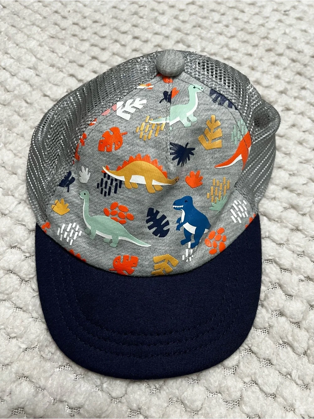 Toddler Hat Cap Baseball Hat Baseball Cap Dino Dinosaur Adjustable 3T-5T